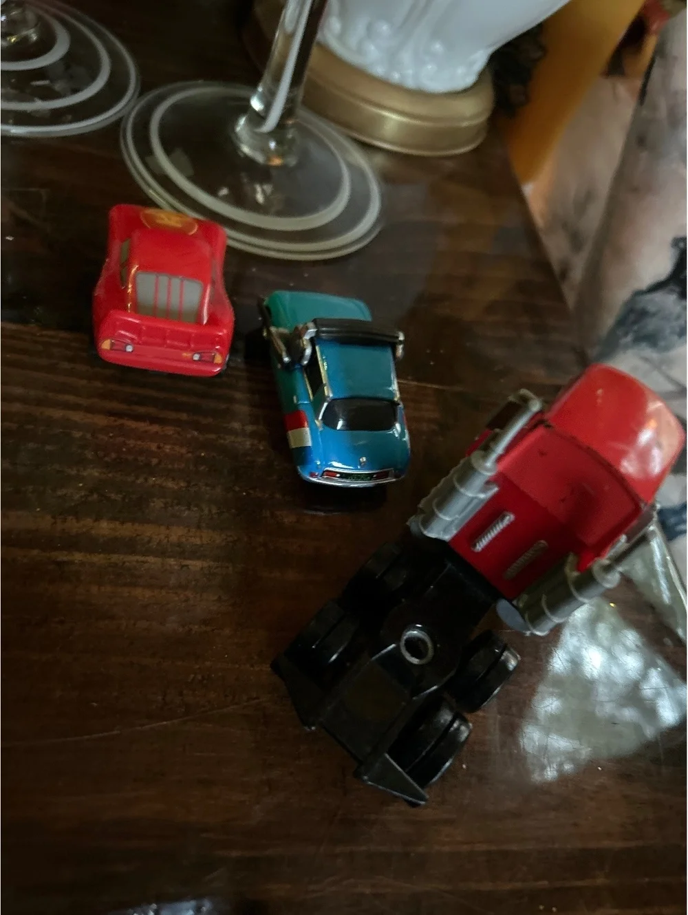 Cars Diecast- plastic  Toy Cars Set of 3 - Lightning McQueen, Mack, and More